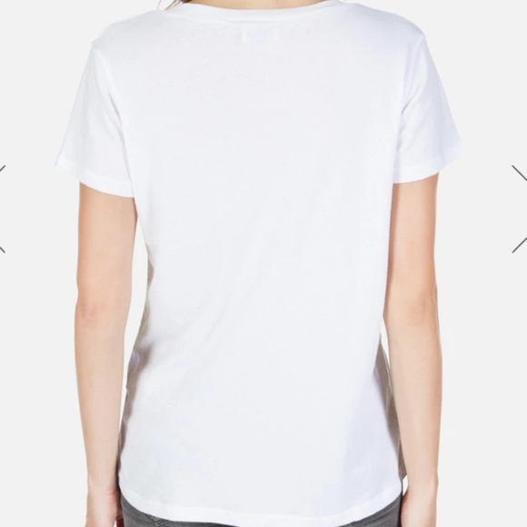 LAUREN MOSHI Skull V-neck Tee - Picture 6 of 7